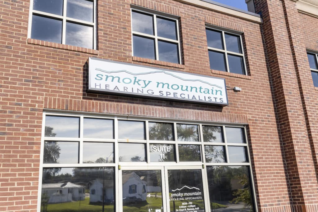 smoky mountain hearing specialists front door